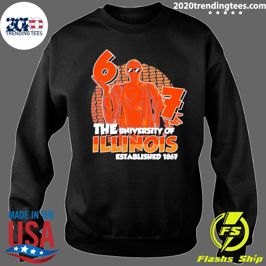 The University Of Illinois Fighting Illini Established 1867 2026 Ncaa Division I Men’s Basketball Shirt