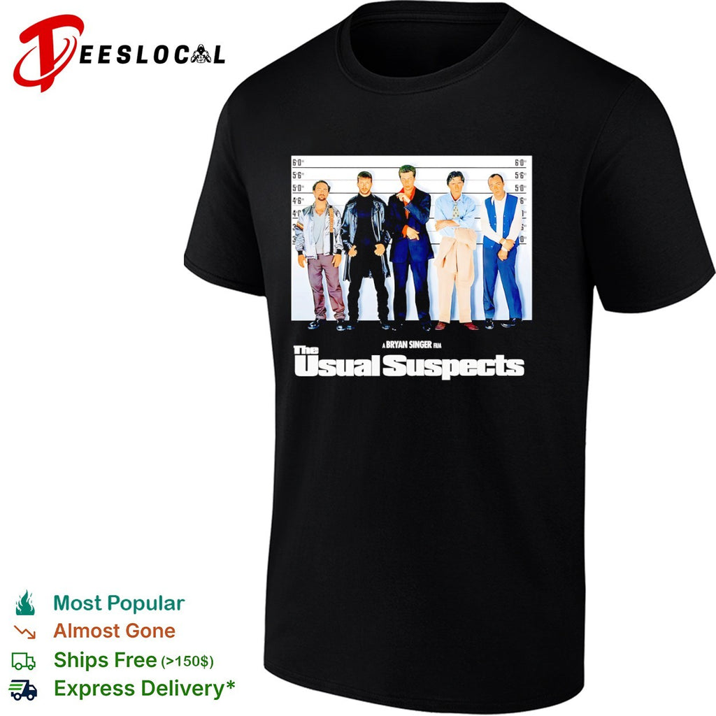 The Usual Suspects Movie Poster Cast Bryan Singer Film Shirt