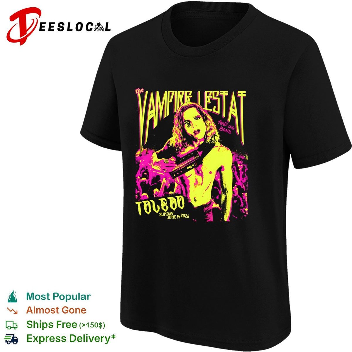 The Vampire Lestat and His Band Toledo 2026 shirt