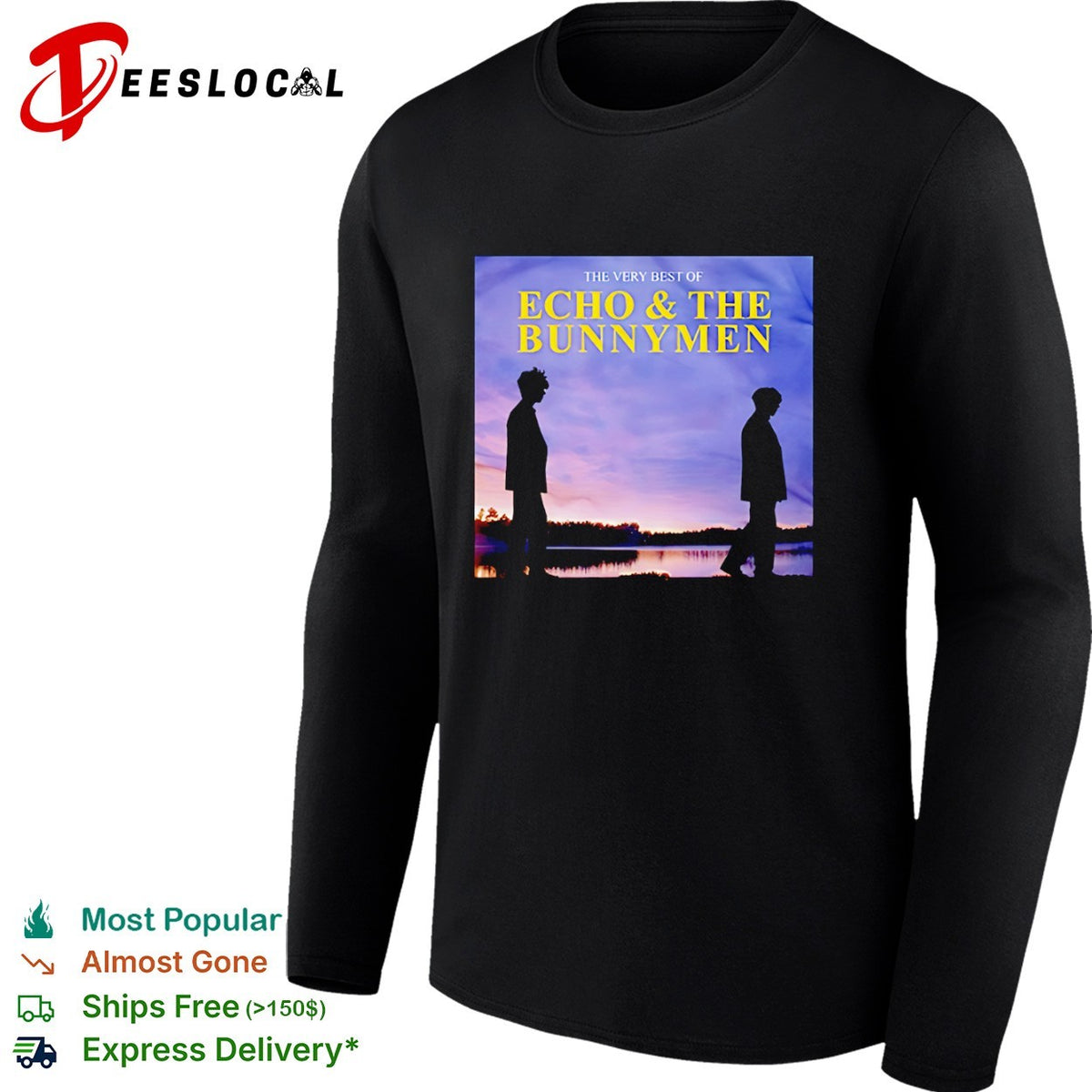 The Very Best of Echo and the Bunnymen Band Logo Music Shirt