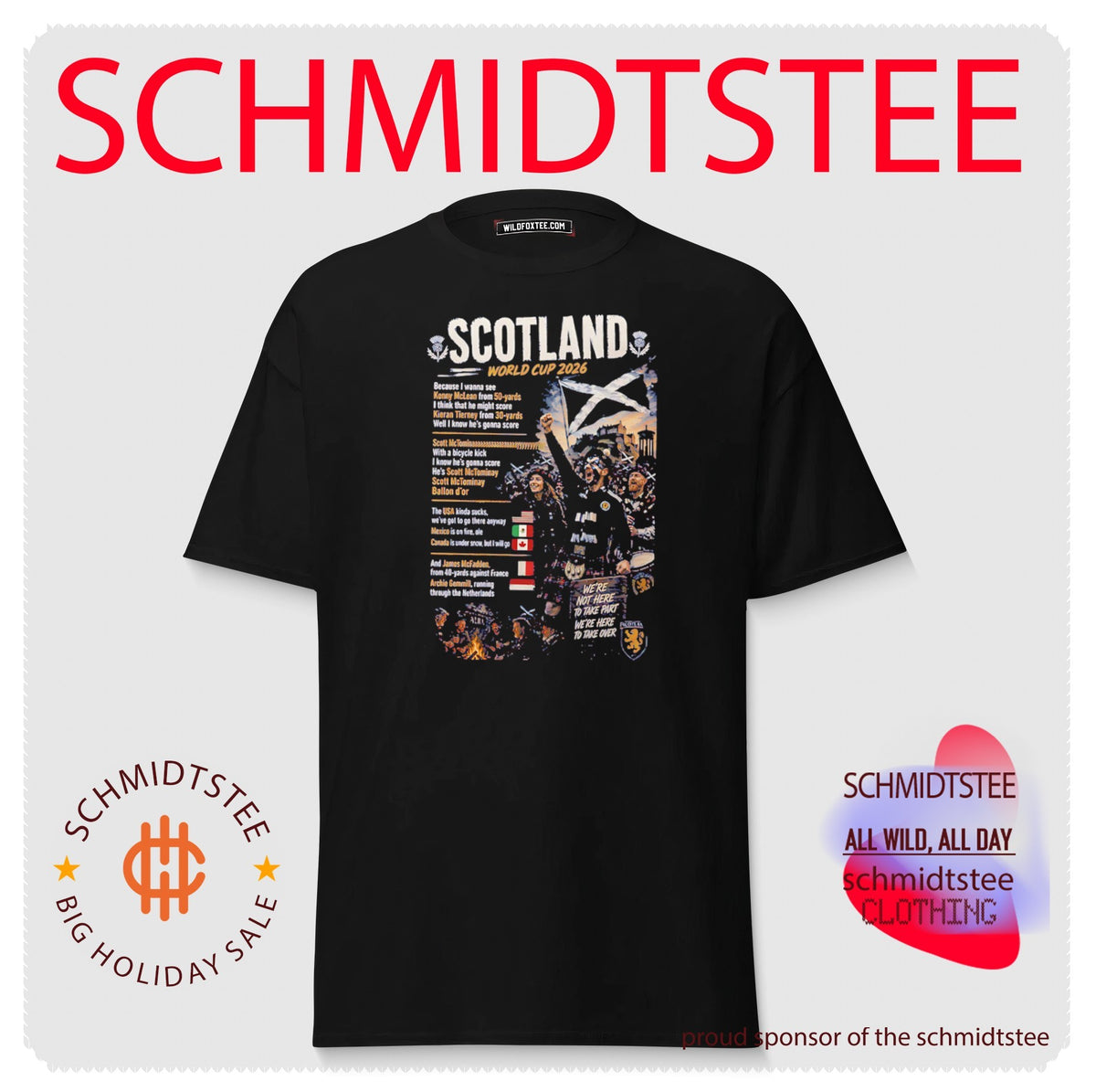 The Very Unofficial Scotland World Cup Song shirt