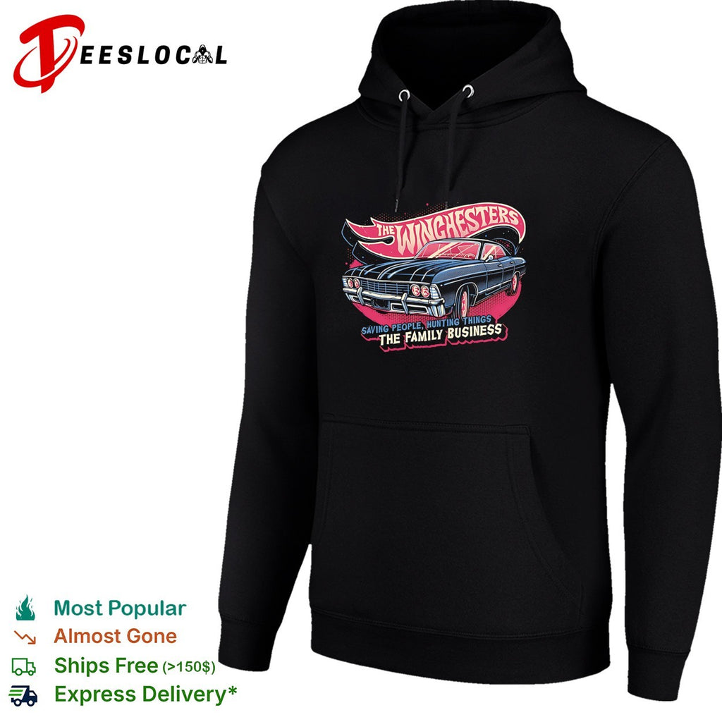 The Winchesters saving people hunting things the family business classic car shirt