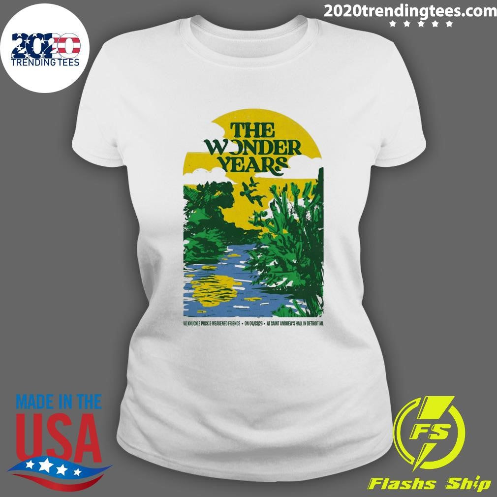The Wonder Years Saint Andrew’s Hall in Detroit MI April 3 2026 Shirt