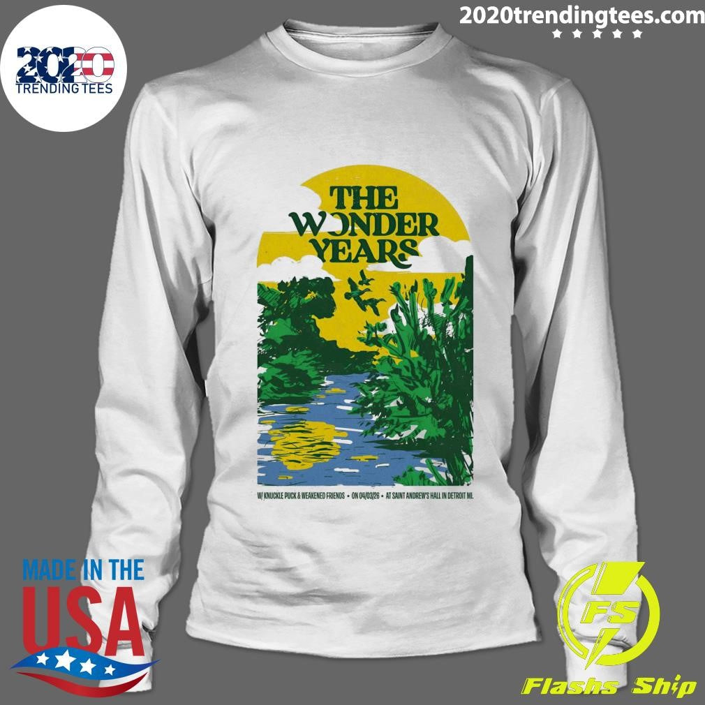 The Wonder Years Saint Andrew’s Hall in Detroit MI April 3 2026 Shirt