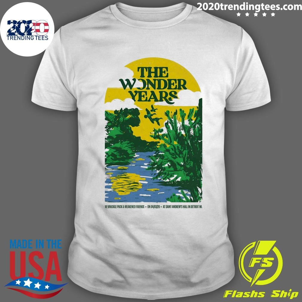 The Wonder Years Saint Andrew’s Hall in Detroit MI April 3 2026 Shirt