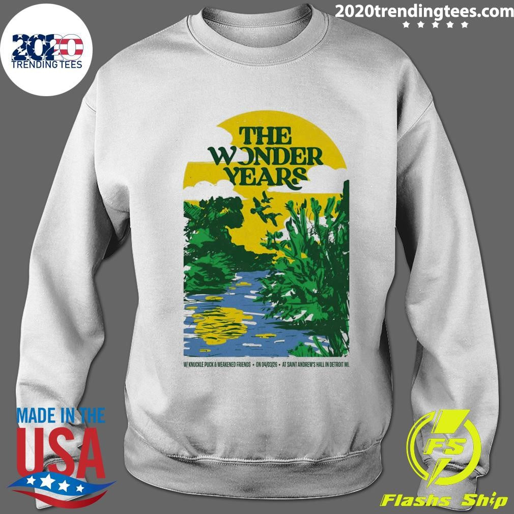 The Wonder Years Saint Andrew’s Hall in Detroit MI April 3 2026 Shirt