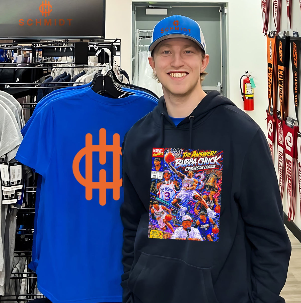 The answer Bubba Chuck crosses the League comic book cover style shirt