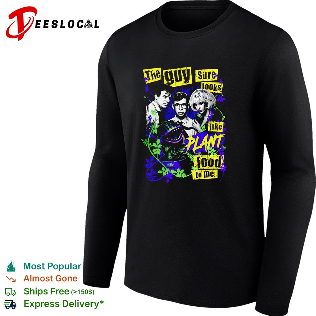 The guy sure looks like plant food horror musical film cast collage poster shirt