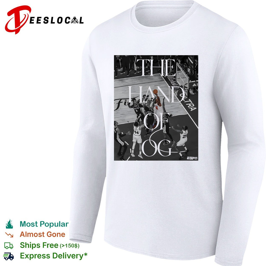 The hand of OG ESPN basketball poster shirt