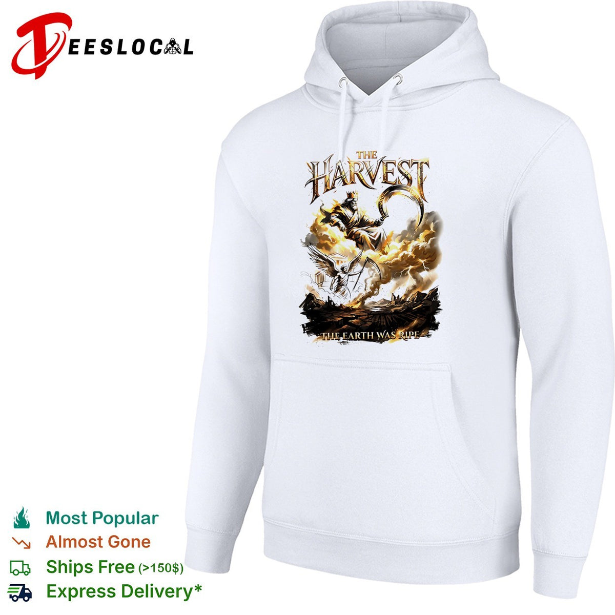 The harvest the earth was ripe graphic shirt