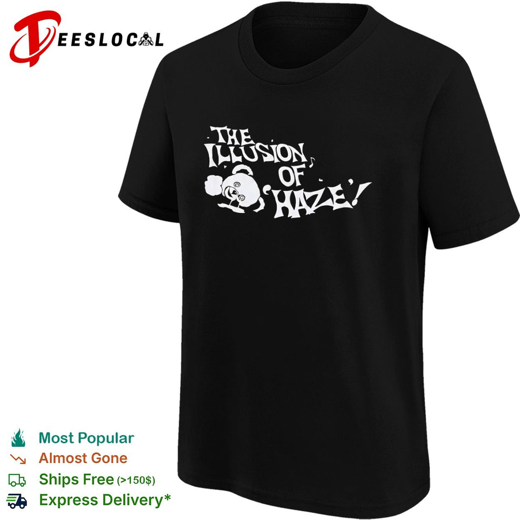 The illusion of haze melting bear shirt