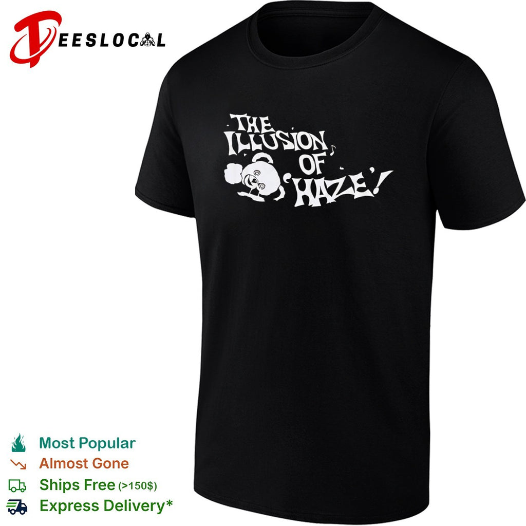 The illusion of haze melting bear shirt