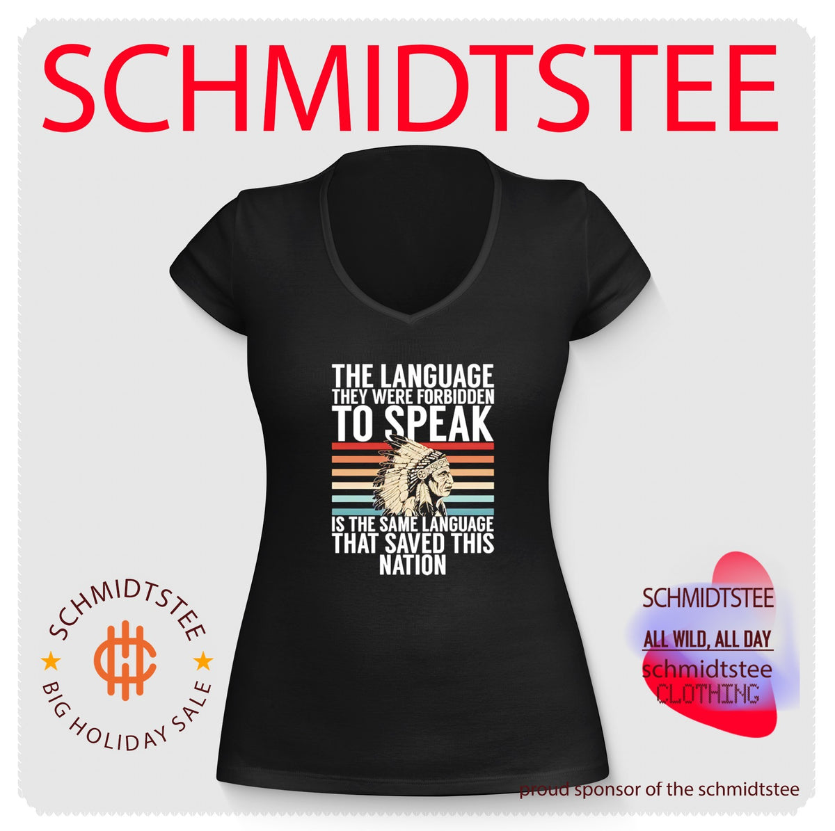 The language they were forbidden to speak is the same language shirt
