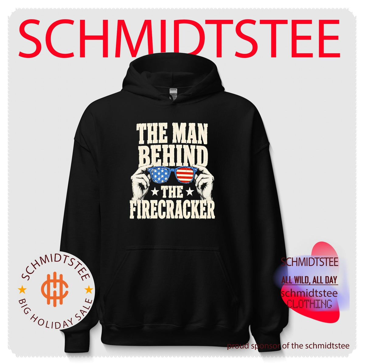 The man behind the firecracker retro shirt