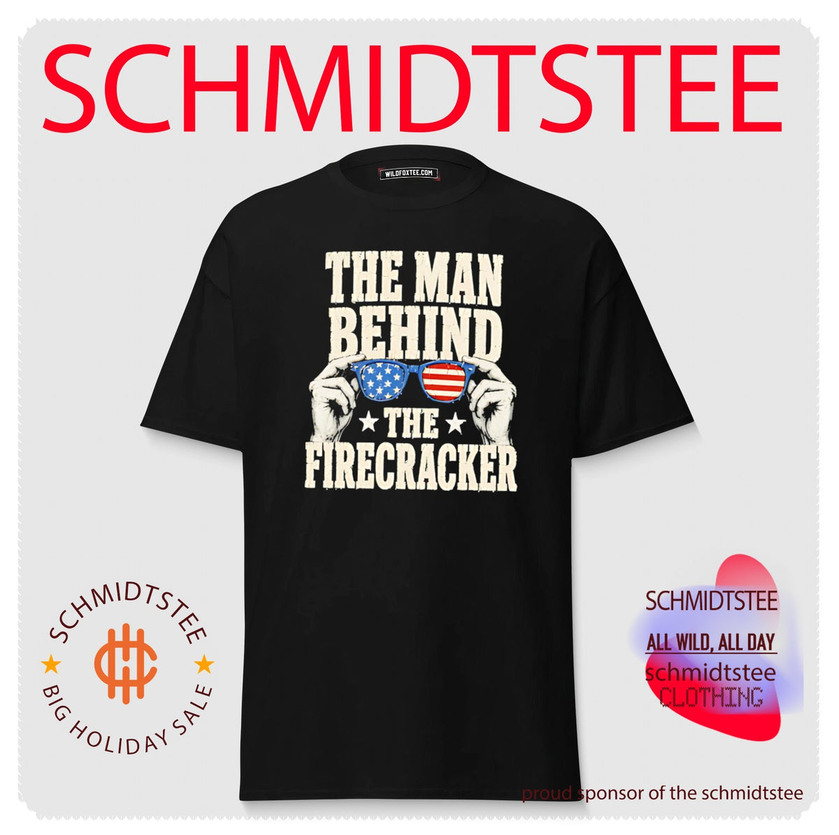 The man behind the firecracker retro shirt