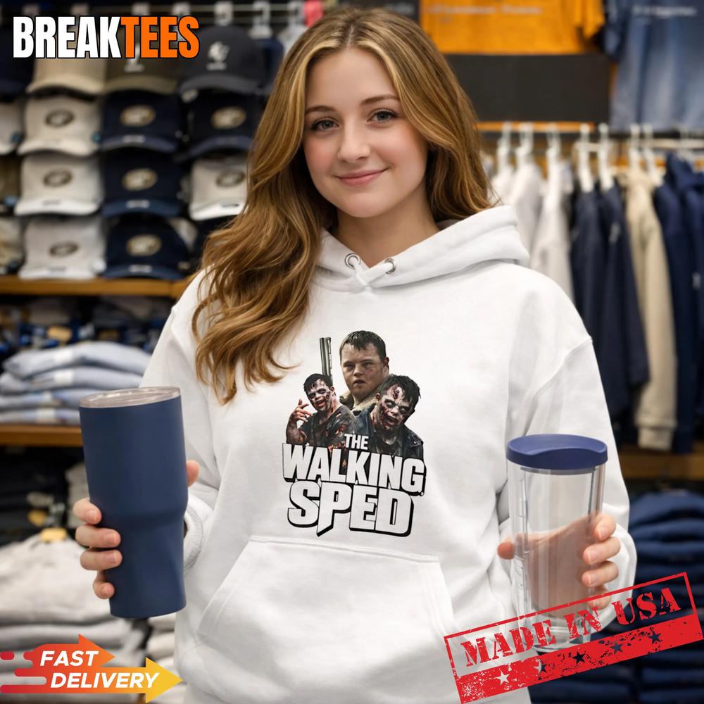 The walking Sped Down Syndrome Graphic Shirt