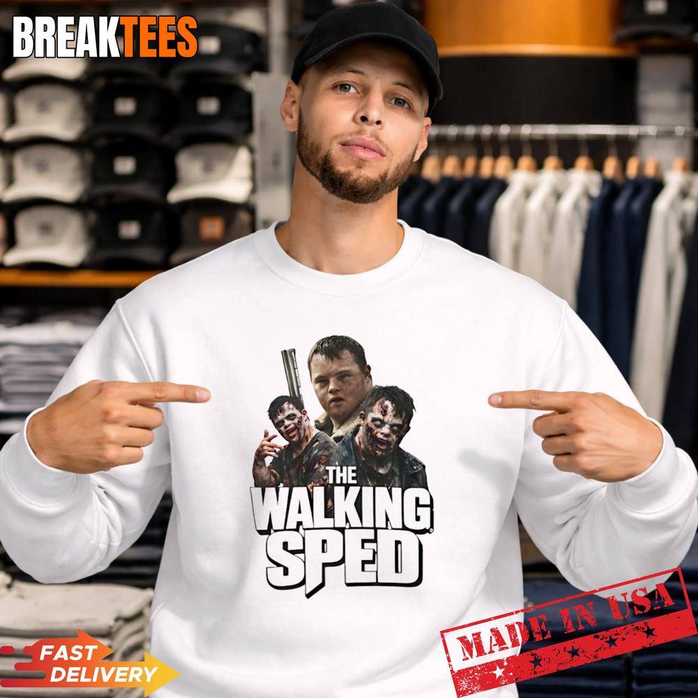 The walking Sped Down Syndrome Graphic Shirt