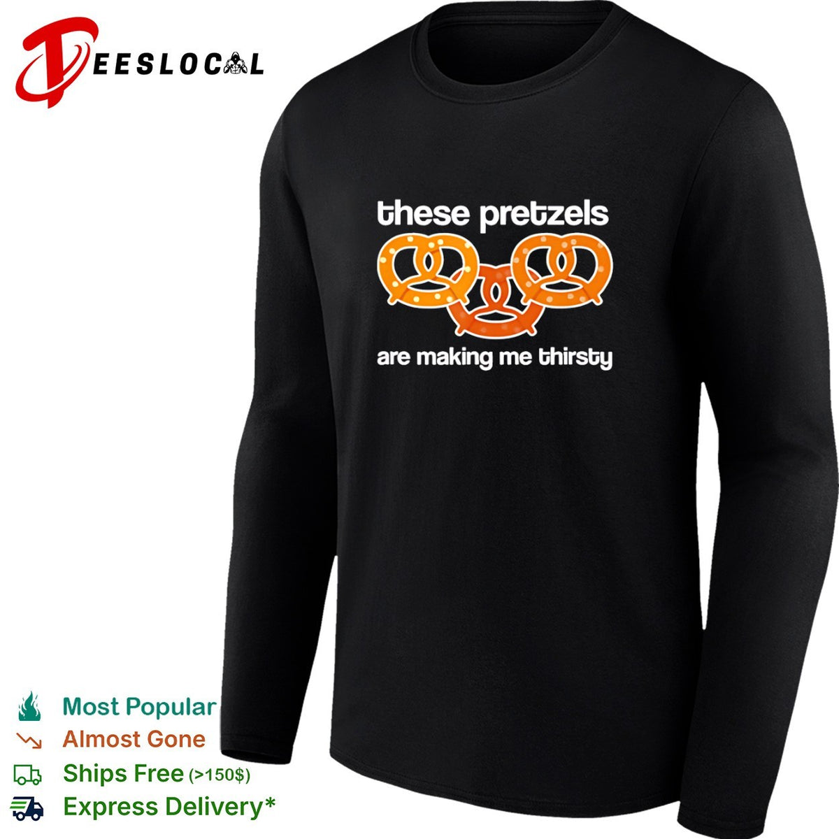 These pretzels are making me thirsty Seinfeld Olympic rings comedy show shirt