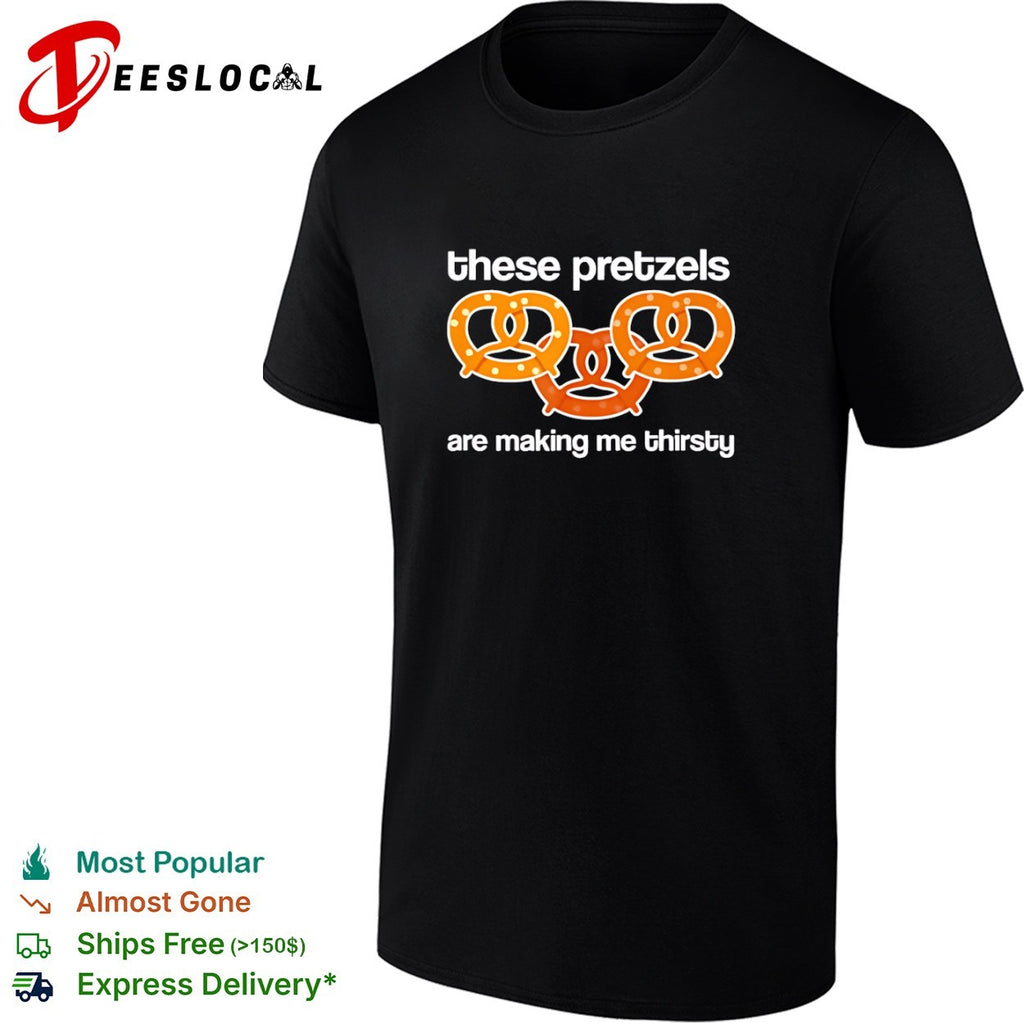 These pretzels are making me thirsty Seinfeld Olympic rings comedy show shirt