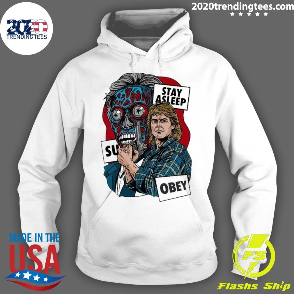 They Live Film Obey Stay Asleep Shirt