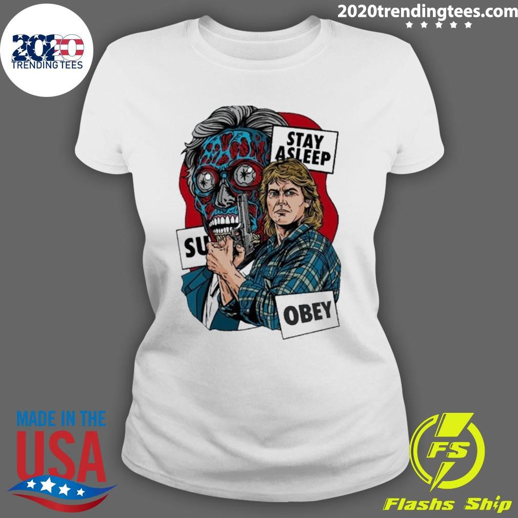 They Live Film Obey Stay Asleep Shirt