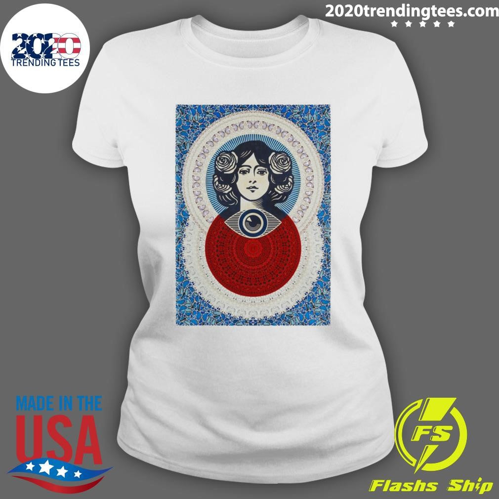 Third Eye Butterfly Mandala Prints by Shepard Fairey & Damien Hirst Now Available Shirt