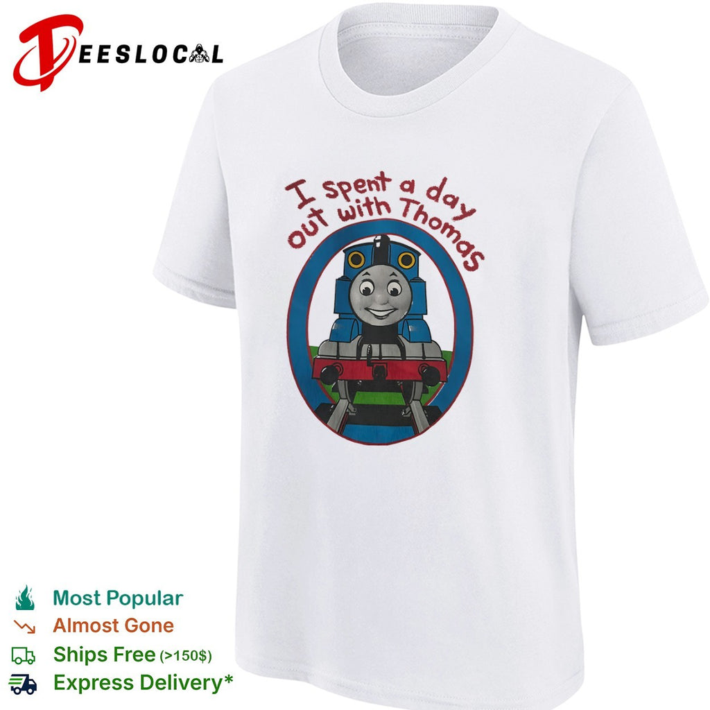Thomas the Tank Engine I spent a day out with Thomas 1998 shirt