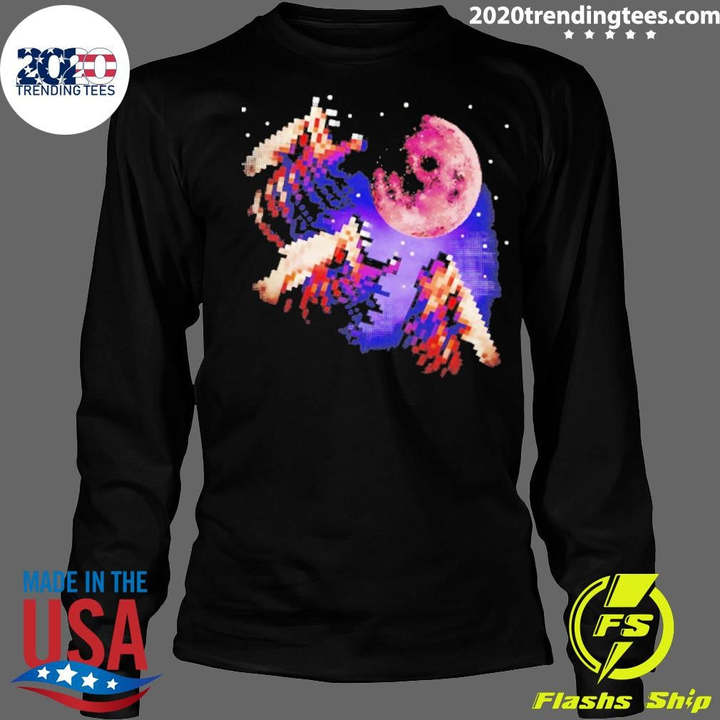 Three Warg Moon Graphic Shirt