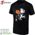 Three Wolves Howling at a Basketball NBA Minnesota Timberwolves shirt