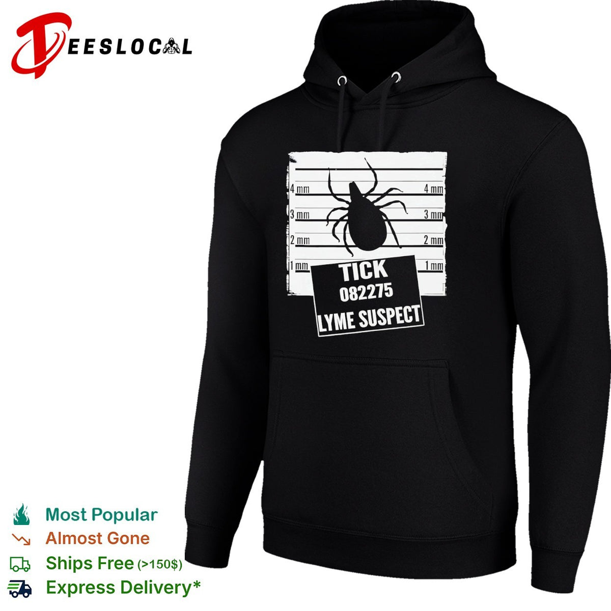 Tick 082275 Lyme Suspect Mugshot shirt