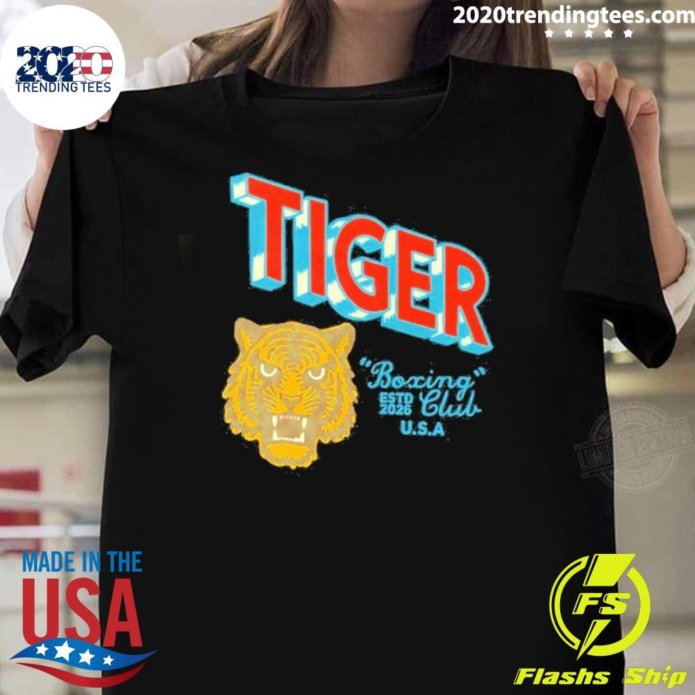 Tiger Boxing Club Estd 2026 Usa Shirt