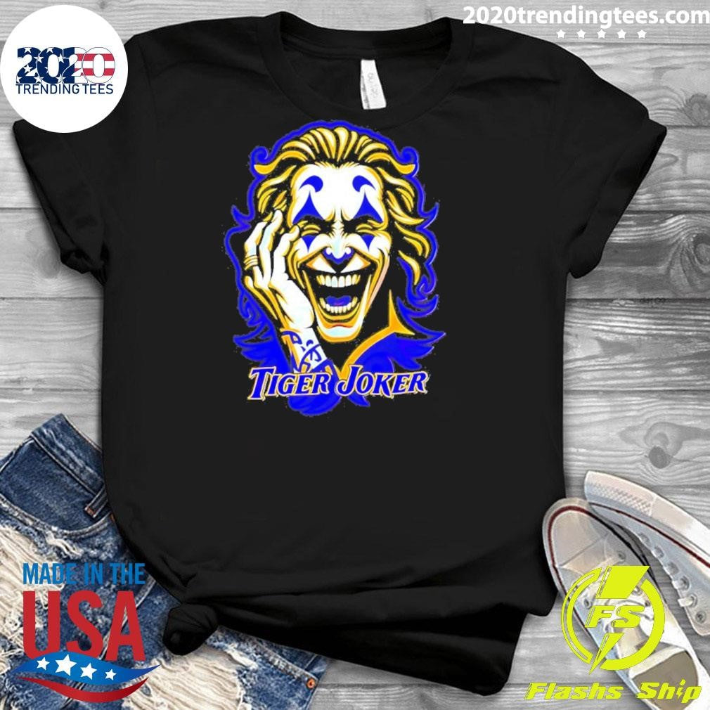Tiger Joker Maniacal Visage Graphic Shirt