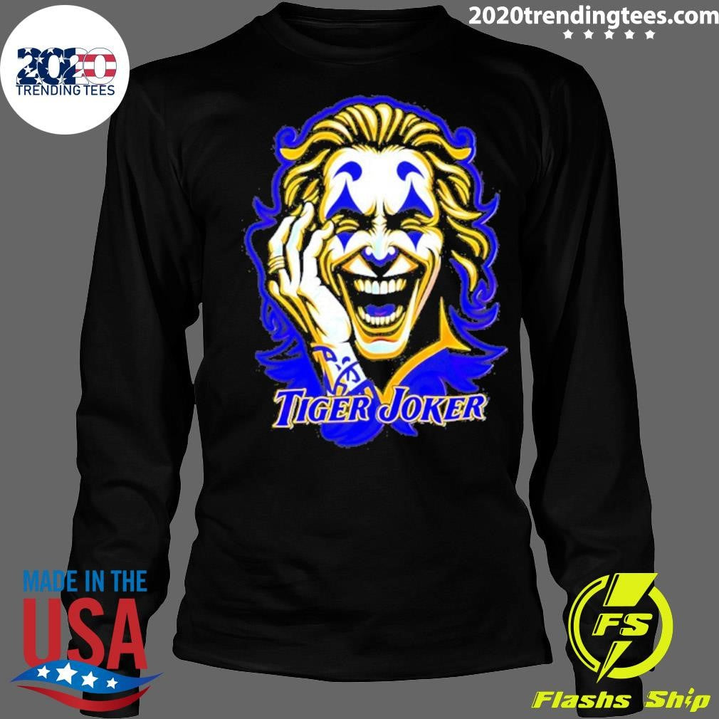 Tiger Joker Maniacal Visage Graphic Shirt