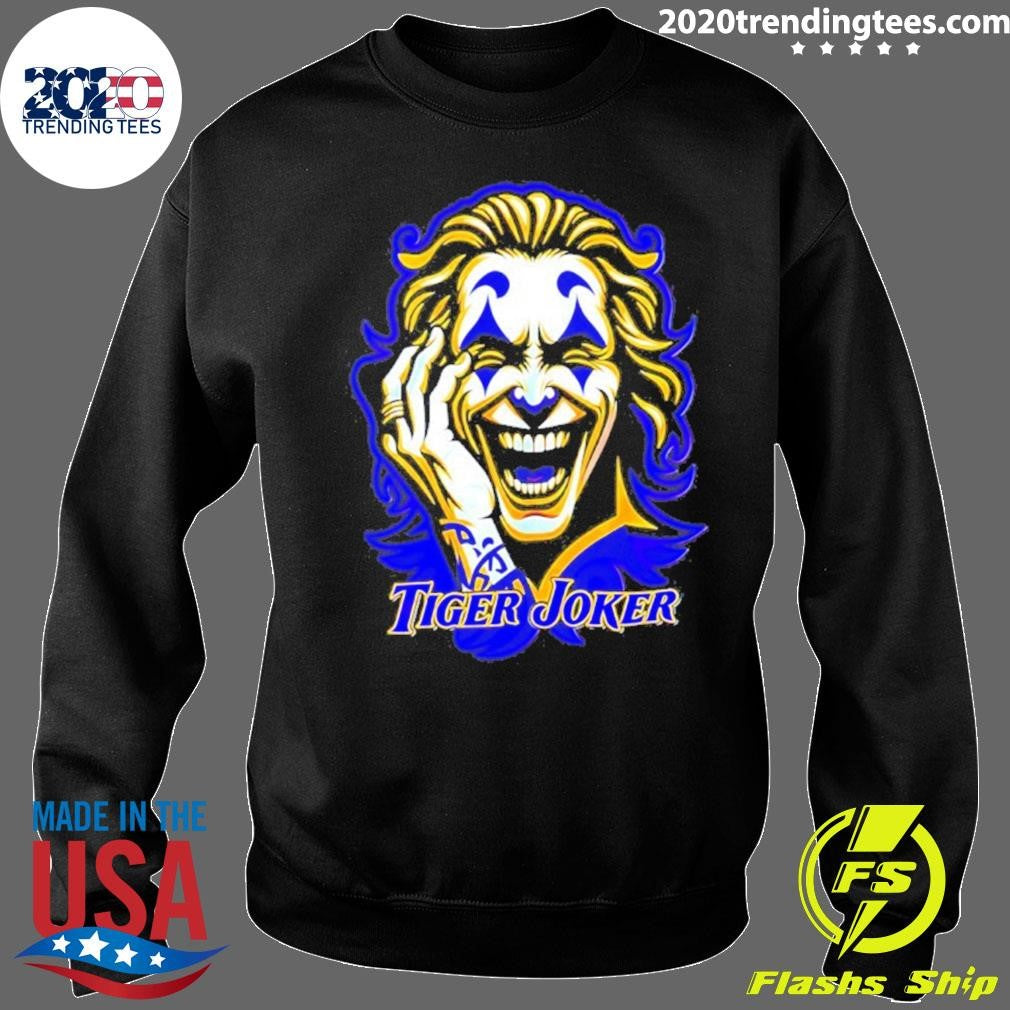Tiger Joker Maniacal Visage Graphic Shirt