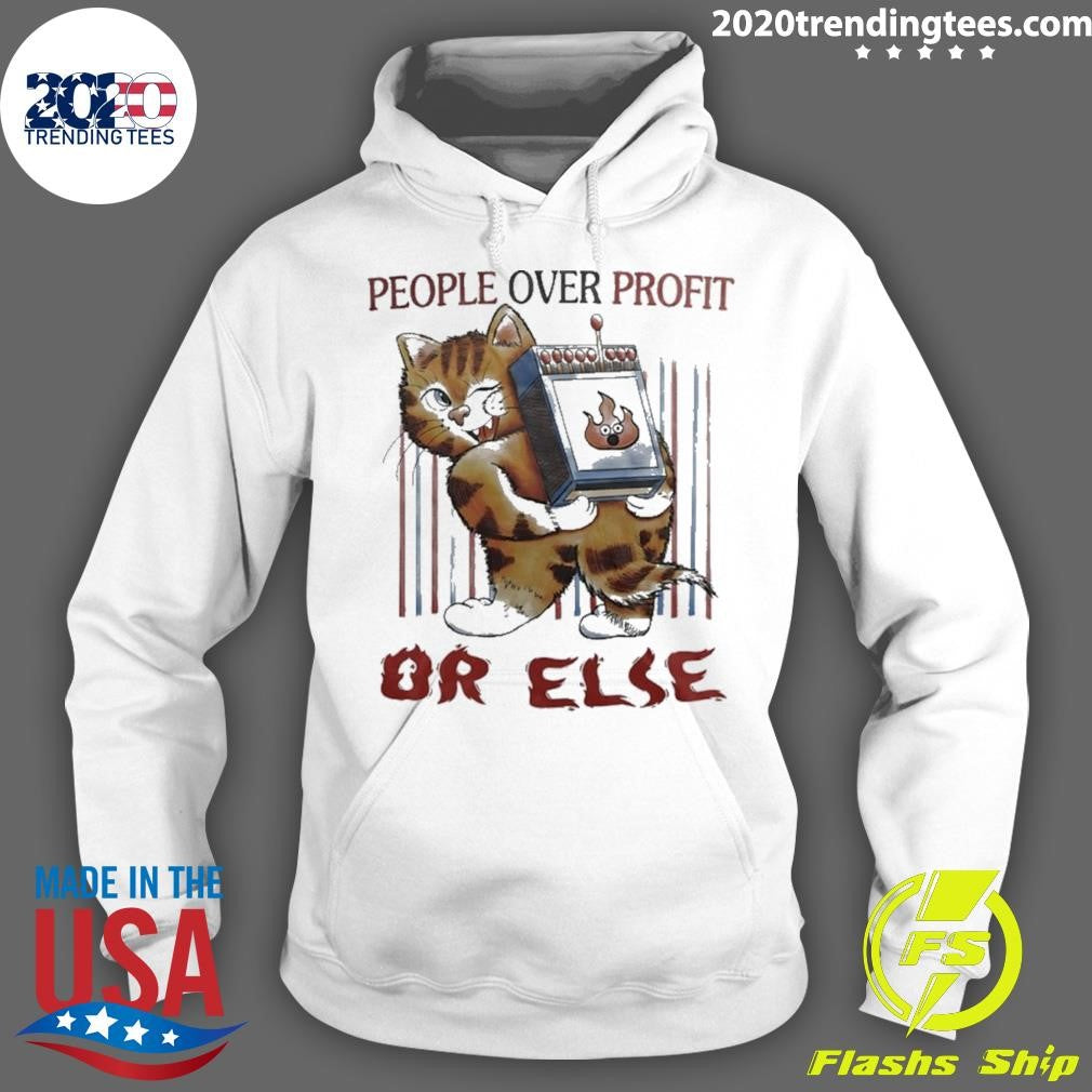 Tiger People Over Profit Or Else Shirt