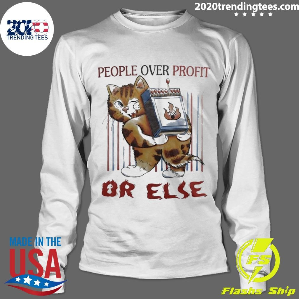 Tiger People Over Profit Or Else Shirt