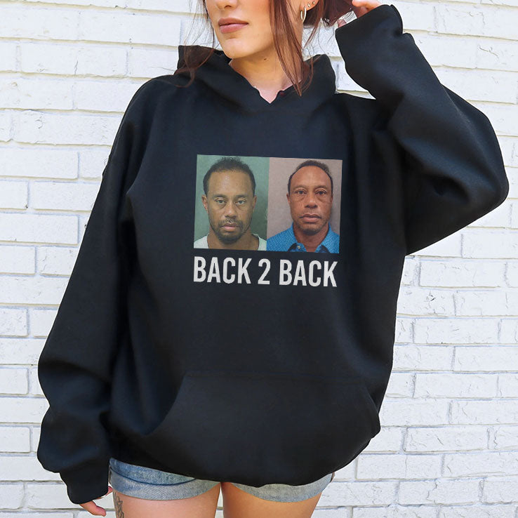 Tiger Woods Back 2 Back Mugshot Shirt