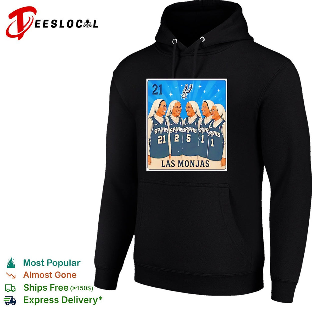 Tim Duncan San Antonio Spurs NBA Loteria Las Monjas legends shirt