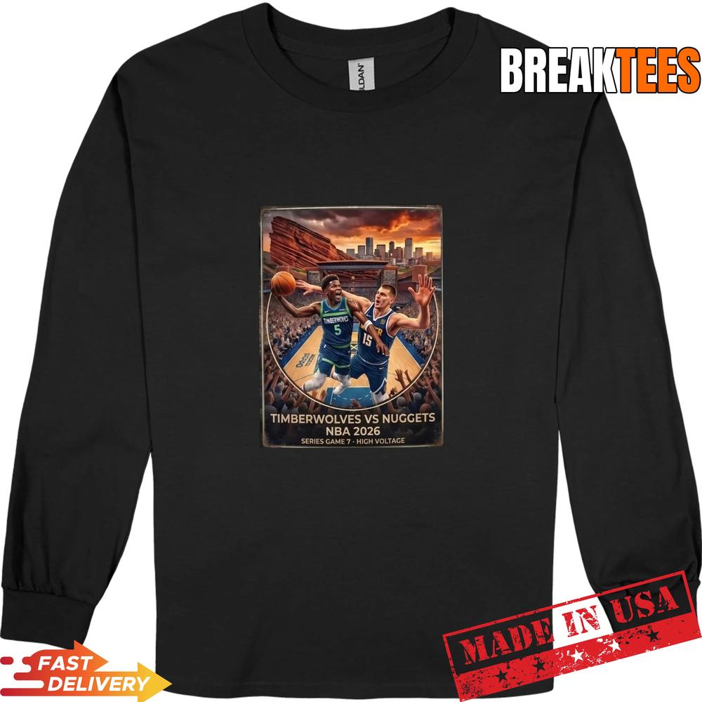 Timberwolves vs Nuggets 2026 The Ultimate Playoff Battle T-Shirt