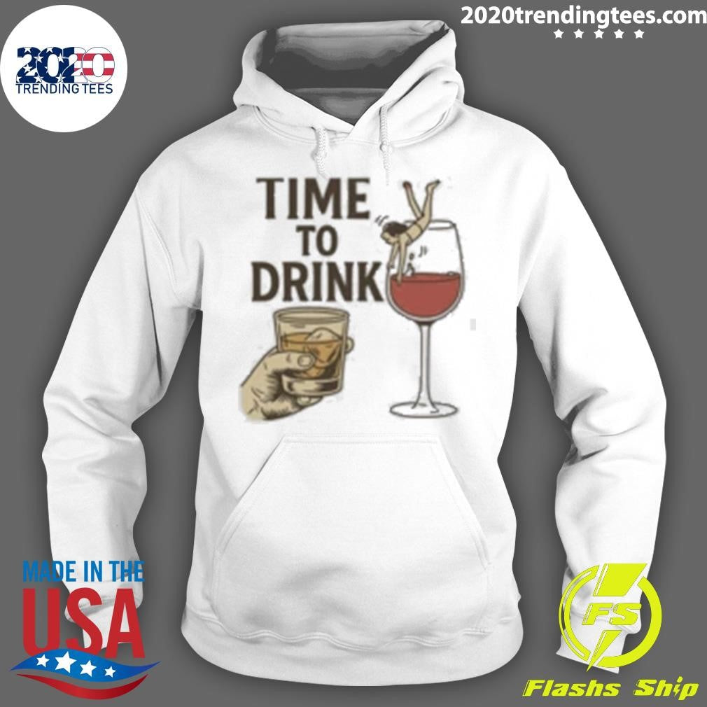 Time to Drink Wine and Spirits Shirt