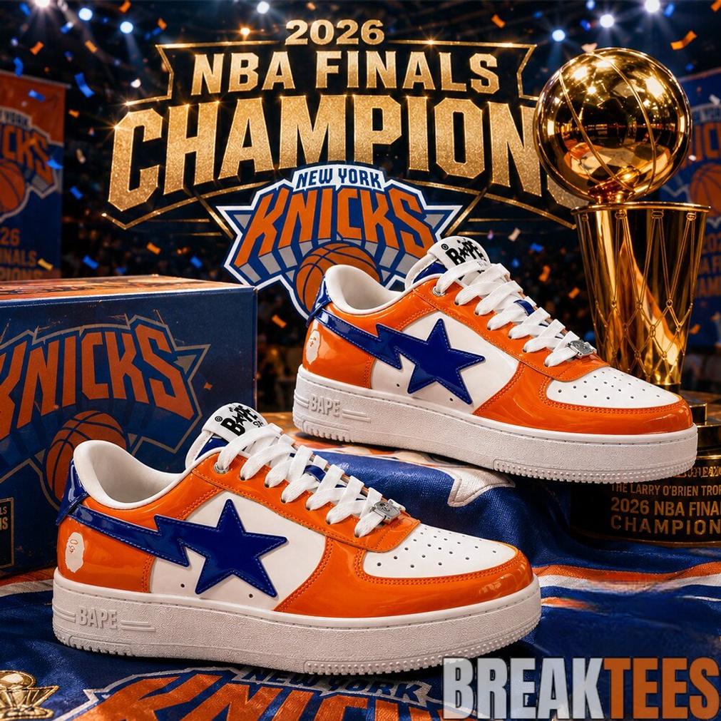 Timothee Chalamet BAPE STARs Knicks Game 5 AF1 Sneakers