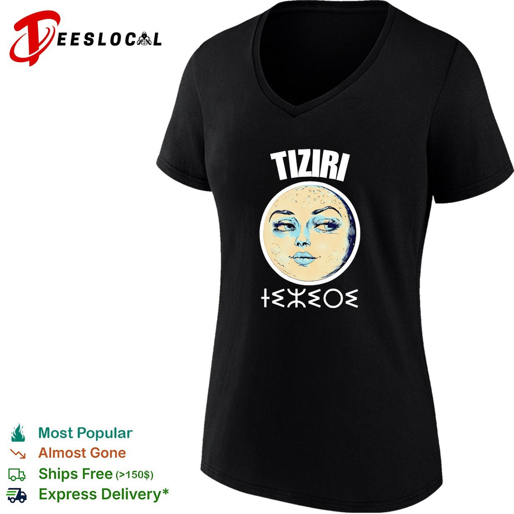Tiziri moon face Amazigh Berber cultural art shirt