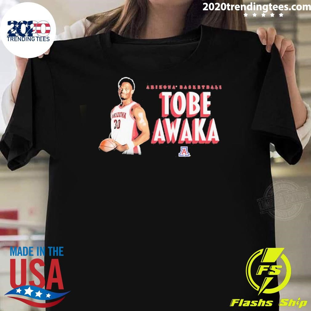 Tobe Awaka Arizona Wildcats Basketball Player Vintage Shirt