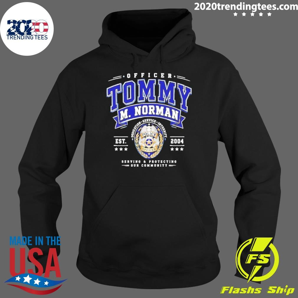 Tommy M. Norman Dedication Service Integrity Police Shirt