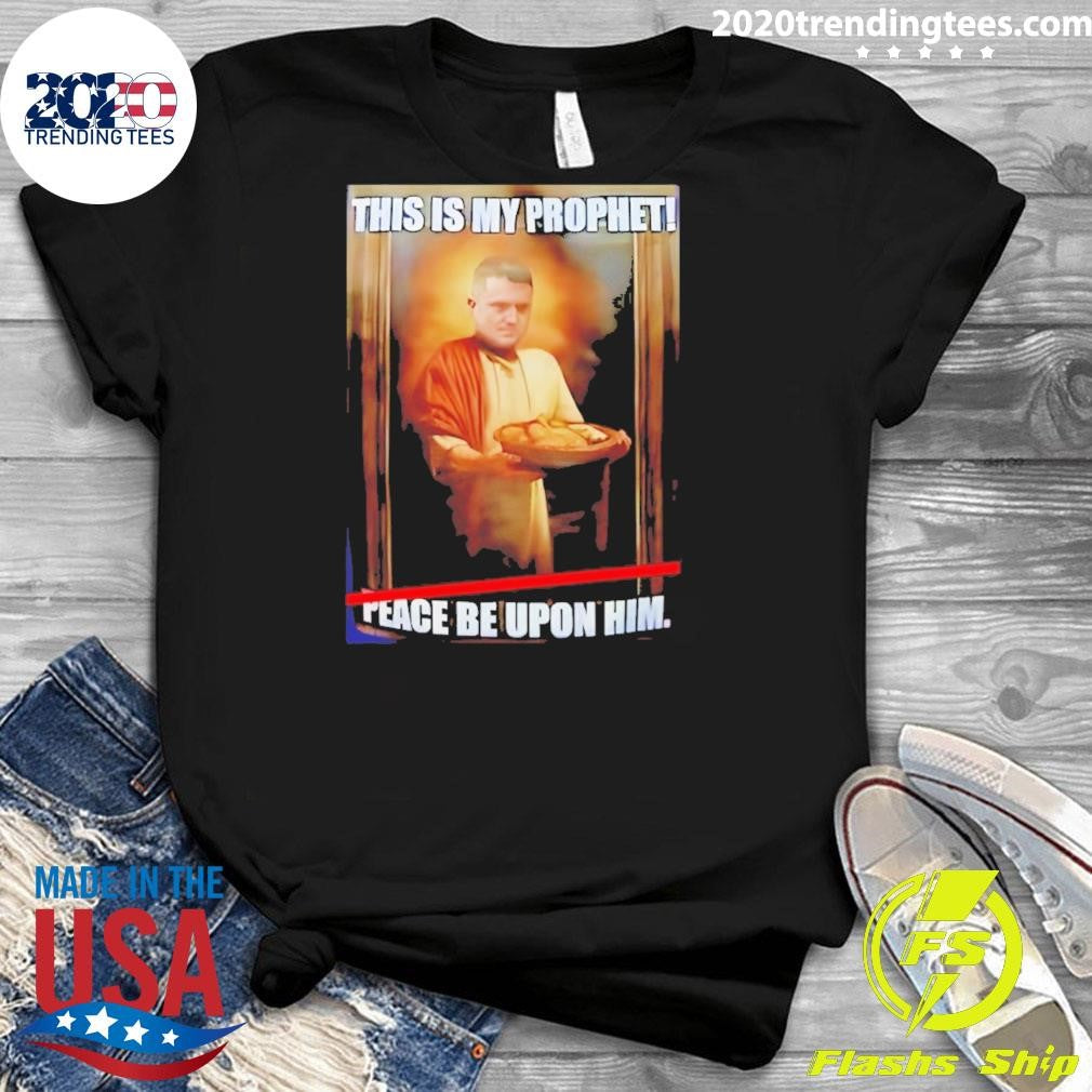 Tommy Robinson Jesus This Is My Prophet Peace Be Upon Him Shirt