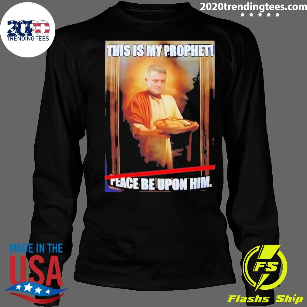 Tommy Robinson Jesus This Is My Prophet Peace Be Upon Him Shirt