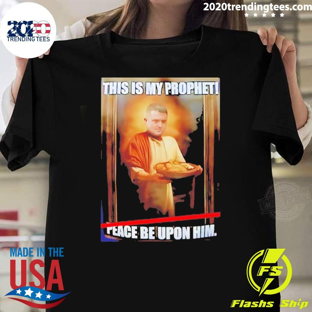 Tommy Robinson Jesus This Is My Prophet Peace Be Upon Him Shirt