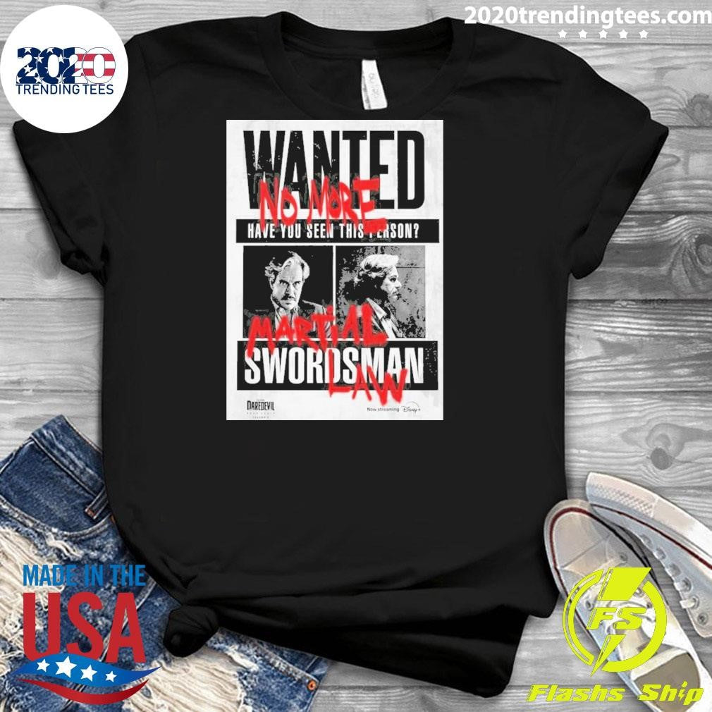 Tony Dalton As Jack Duquesne Aka Swordsman Wanted For Daredevil Born Again Season 2 Shirt