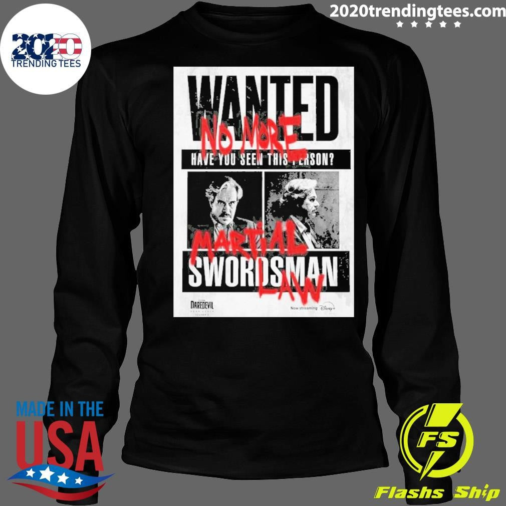 Tony Dalton As Jack Duquesne Aka Swordsman Wanted For Daredevil Born Again Season 2 Shirt
