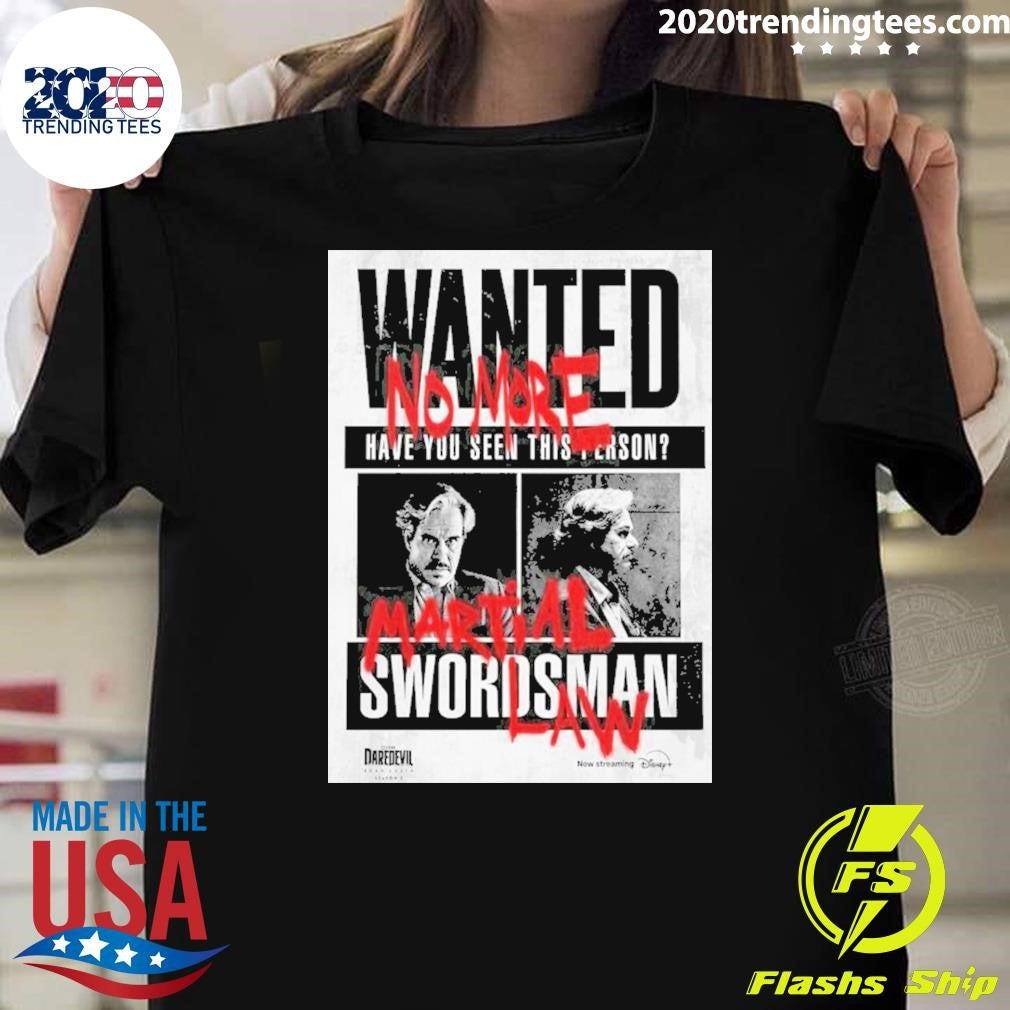 Tony Dalton As Jack Duquesne Aka Swordsman Wanted For Daredevil Born Again Season 2 Shirt